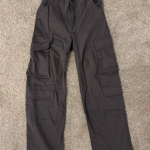 Boy's Black Cargo Pants
